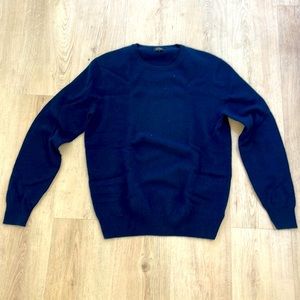 J. Crew Cashmere Crewneck Sweater - Navy Blue - Men’s Medium (M)